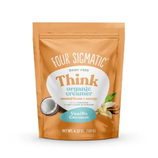 Think Organic Creamer Dairy Free Vanilla Coconut Four Sigmatic,120g